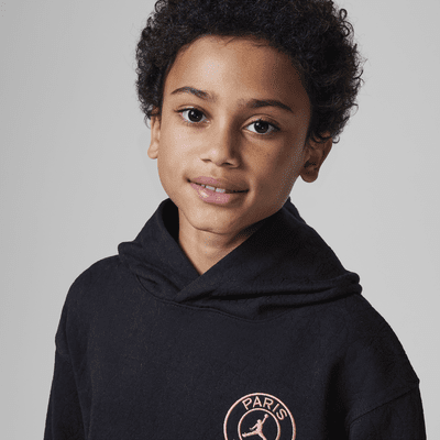 Sudadera con gorro sin cierre de tejido Fleece Statement para niños talla grande Jordan Paris Saint-Germain