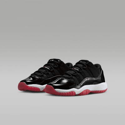 Tenis para niños grandes Air Jordan 11 Retro Low "Bred"