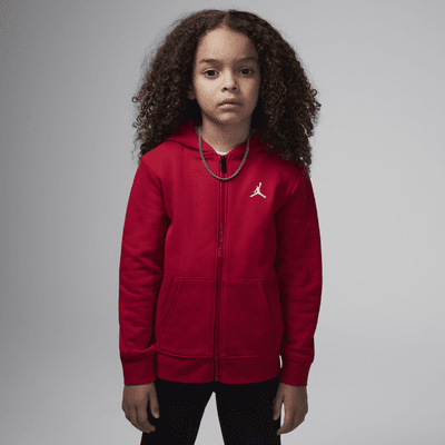 Conjunto de sudadera con gorro de dos piezas de cierre completo para niños talla pequeña Jordan Brooklyn Fleece