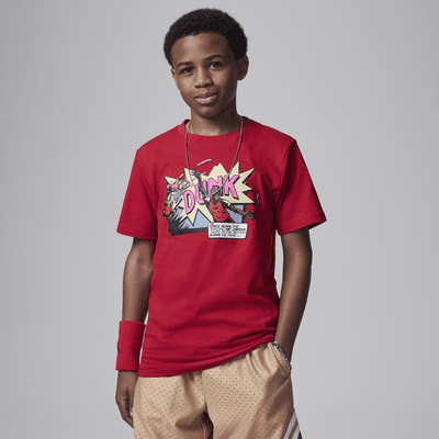 Air Jordan Big Kids' Dunk Comics T-Shirt