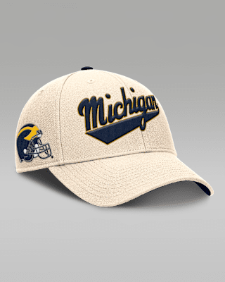 Мужские  Michigan Wolverines Primetime Rise Jordan Brand College Adjustable Hat