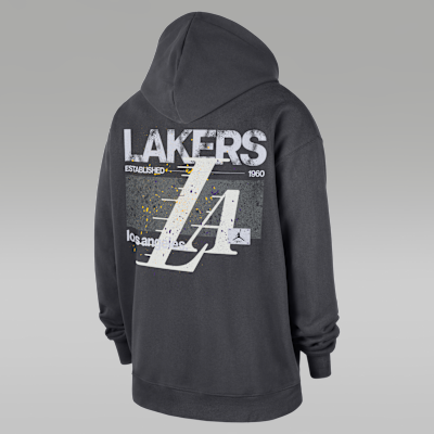 Los Angeles Lakers Jordan Basketball Flight Fleece-Hoodie für Herren