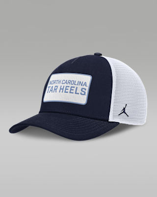 Мужские  North Carolina On-Field Rise Nike Jordan Brand College Trucker Adjustable Hat
