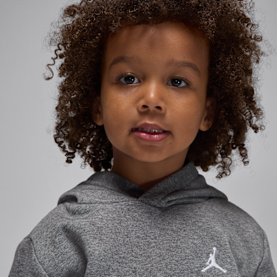 Conjunto de sudadera con gorro sin cierre de 2 piezas infantil Jordan Brooklyn Fleece