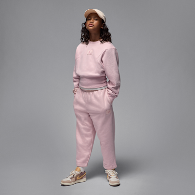 Sudadera de cuello redondo oversized para niños talla grande Jordan Flight Essentials