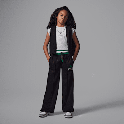Playera de canalé para niños talla grande Jordan Court of Legends
