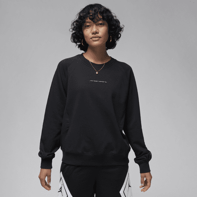 Jordan Sport Women's Graphic Fleece Crew-Neck Sweatshirt. Nike SK