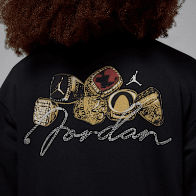 Sudadera de cuello redondo para mujer Jordan Brooklyn Fleece