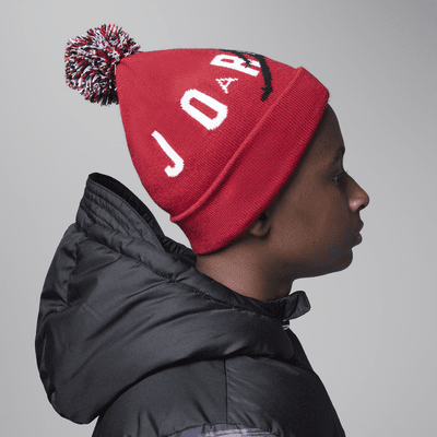 Conjunto de dos piezas para niños talla grande Jordan Pom Beanie Set