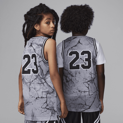 Jordan 23 Striped Jersey Older Kids' Top