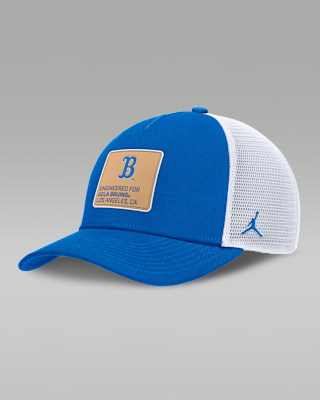 Мужские  UCLA On-Field Rise Engineered Jordan Brand College Trucker Adjustable Hat