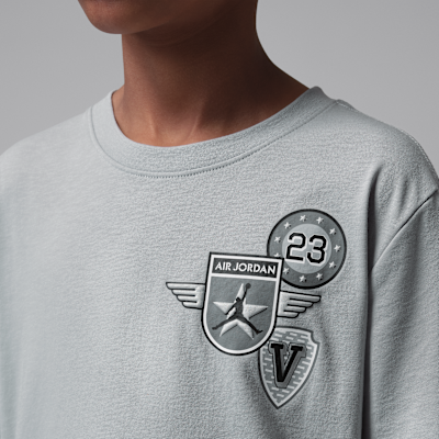 Playera de aviador retro para niños talla grande Air Jordan 5