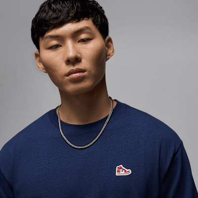 조던 브랜드 남성 스니커즈 패치 티셔츠