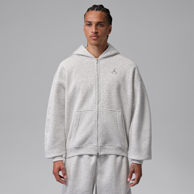 Jordan Brooklyn Tam Boy Fermuarlı Bol Kesimli Fleece Erkek Sweatshirt'ü