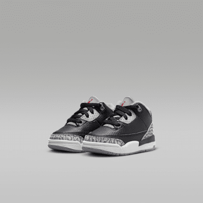ジョーダン 3 レトロ "Black Cement" ベビーシューズ