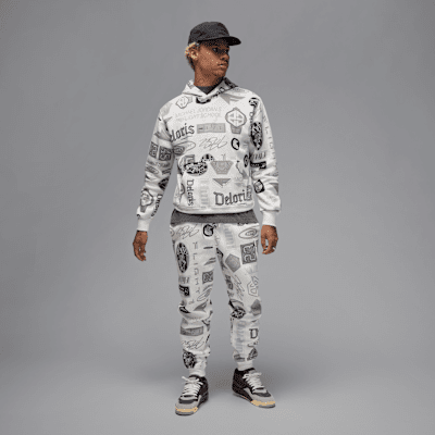 Pants estampados de tejido Fleece para hombre Jordan Essentials