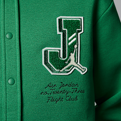 Playera de manga larga de tejido Knit para niños talla grande Jordan Court of Legends