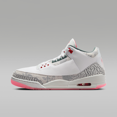 Nike Air Jordan sneaker Wit/Off White/Vintage Green/Fire Red