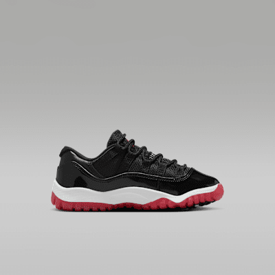 Jordan 11 Retro Low "Bred" Little Kids' Shoes