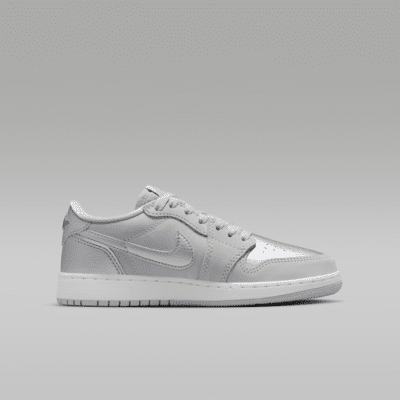 Air Jordan 1 Low OG 'Silver' Older Kids' Shoes