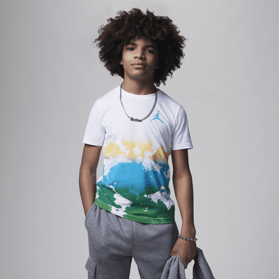 ジョーダン ウォーターカラー フェード アップ Tシャツ