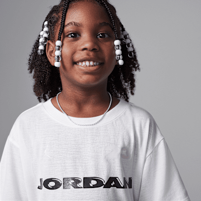 Conjunto skort de dos piezas de confección artesanal y funcional para niños talla pequeña Jordan