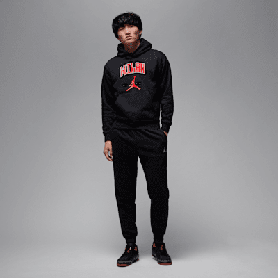 Felpa pullover in fleece con cappuccio Milan Jordan – Uomo