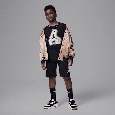 Playera Jordan aerografiada para niños talla grande Jordan MVP