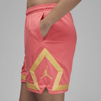 Women's Jordan (Her)itage Diamond Shorts in Rush Fuchsia XS