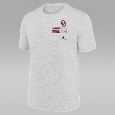 Oklahoma Campus Chest Stack Velocity Men's Nike Dri-FIT College T-Shirt