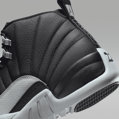 Air Jordan 12 Retro "Black and Wolf Grey" Men's Shoes