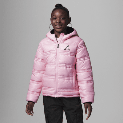 Pink nike new arrivals puffer coat