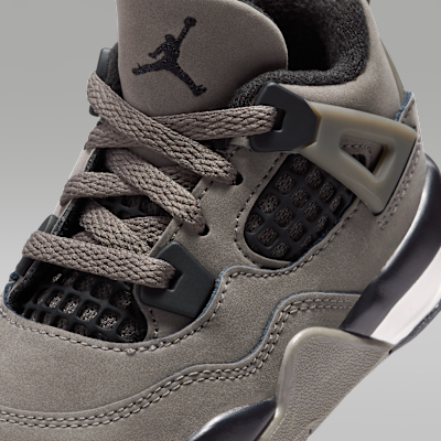 Jordan 4 Retro "Cave Stone and Black" Baby/Toddler Shoes