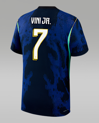 Мужские джерси Vinícius Júnior Brazil National Team 2026 Match Away Nike Dri-FIT ADV Soccer Jersey