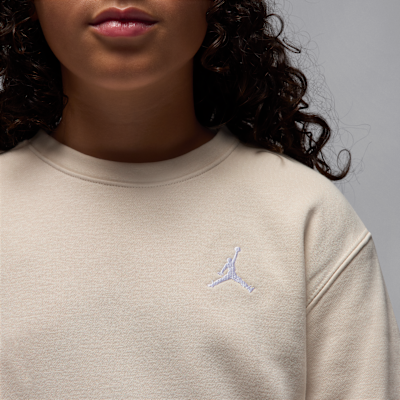 Jordan Brooklyn Fleece top met ronde hals voor kids