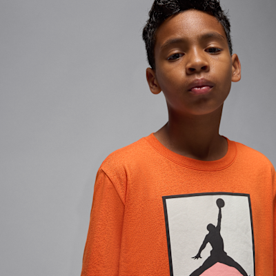 Jordan Flight Essentials Older Kids' Boxed Logo 3.0 T-Shirt
