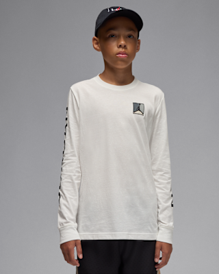 Детская футболка Jordan Essentials Big Kids' Baseline Long Sleeve