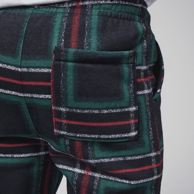 Pants de tejido Fleece para días festivos para niños talla grande Jordan Brooklyn Essentials