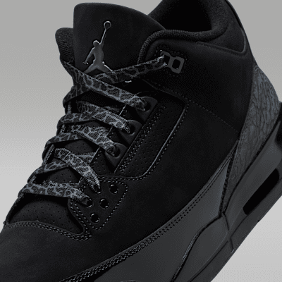Air Jordan 3 Retro 'Black Cat' Men's Shoes