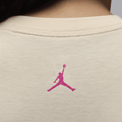 T-shirt folgada com grafismo Jordan para mulher