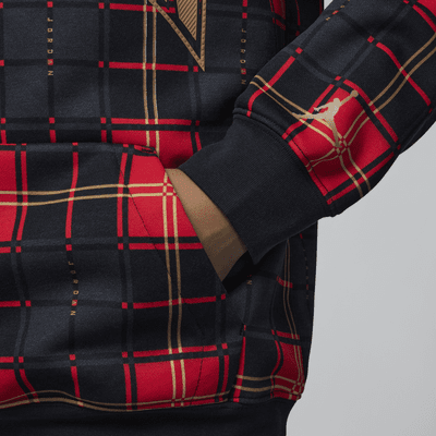 Brooklyn Fleece Plaid Pullover Hoodie Big Kids' Hoodie