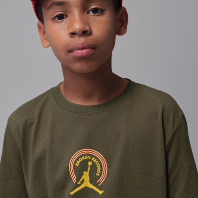 Jordan Big Kids' Broken Records T-Shirt