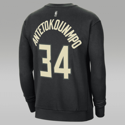 Milwaukee Bucks Courtside Statement Edition Men's Jordan NBA Fleece Sweatshirt