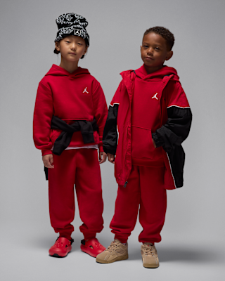 Детское худи Jordan Brooklyn Fleece Little Kids' 2-Piece Pullover Hoodie Set
