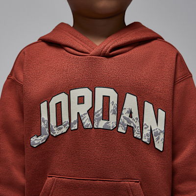Sudadera con gorro sin cierre Gift Giving Mountain para niños talla pequeña Jordan