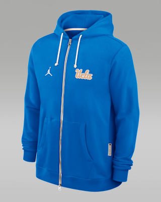 Мужское худи UCLA Sideline Jordan Brand Dri-FIT College Full-Zip Hoodie