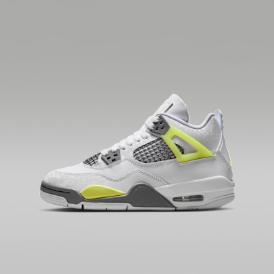 Tenis para niños grandes Air Jordan 4 Retro