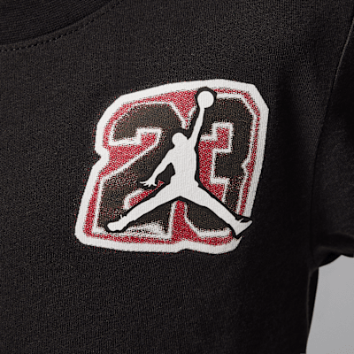 Playera de punto con collage para niños talla pequeña Jordan