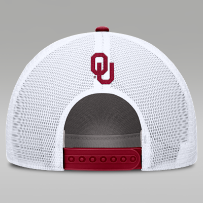 Oklahoma On-Field Rise Men's Nike Jordan Brand College Trucker Adjustable Hat