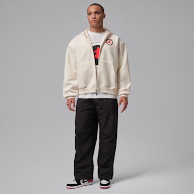 Jordan Flight Club Fleece Tam Boy Fermuarlı Örgü Erkek Sweatshirt'ü
